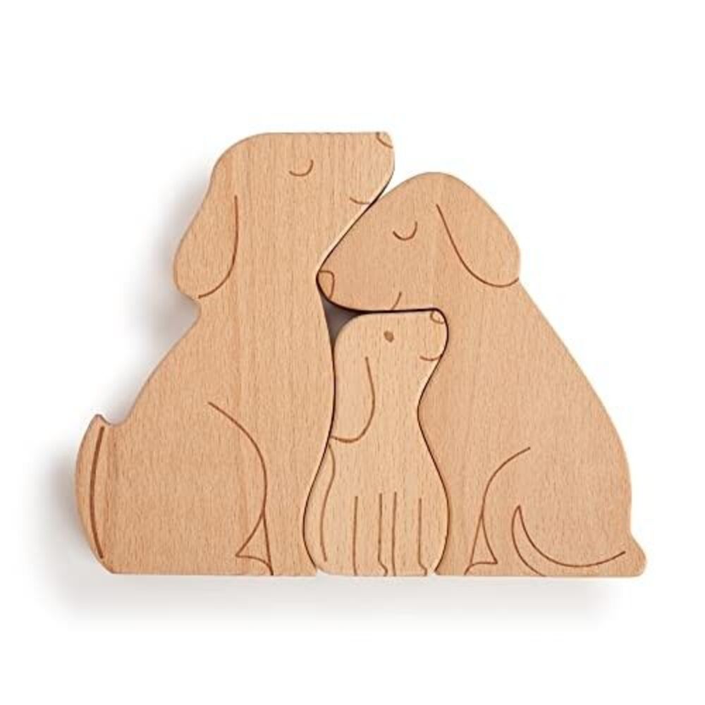 DEMDACO One of The Pack Dog 7.5 x 5.5 Childrens Wooden Figurine